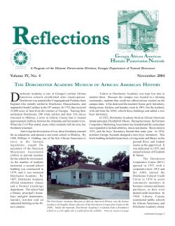 November 2004 - Georgia Historic Preservation Division