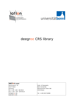 deegree - WMS documentation
