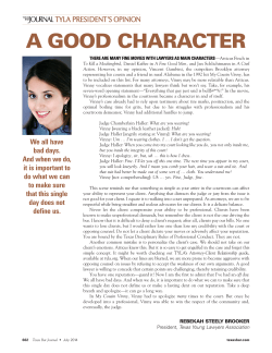 A Good Character