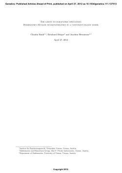 Dobzhansky-Muller incompatibilities in a continent
