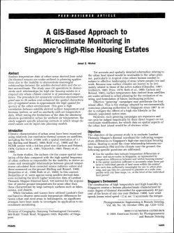A GIS-Based Approach to Microclimate Monitoring in