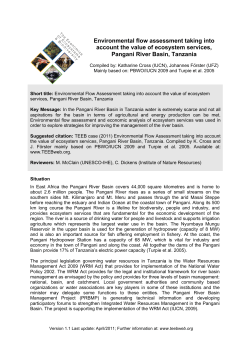 Environmental flow assessment taking into account the value