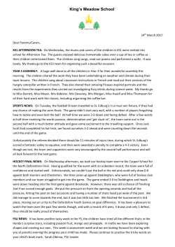 School Newsletter 24th March 2017