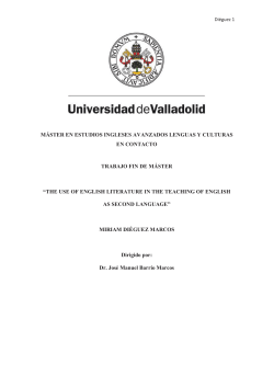 the use of english literature in