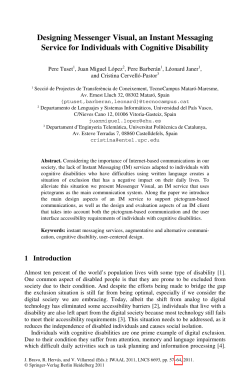 Designing Messenger Visual, an Instant Messaging Service for