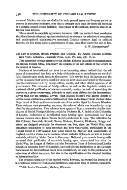 Review of The Law of Treaties, British Practice and Opinion by
