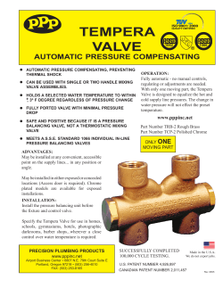 tempera valve - Wolseley Express