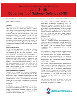 John Smith - Canadian Apprenticeship Forum