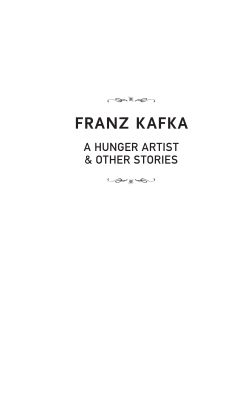 FRANZ KAFKA - David Moratto