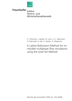 miscible multiphase flow simulations using the Level Set Method