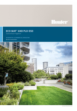 ECO-MAT&trade; AND PLD-ESD