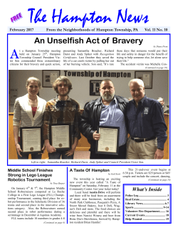 An Unselfish Act of Bravery