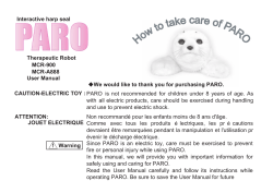 How To Take Care Of PARO