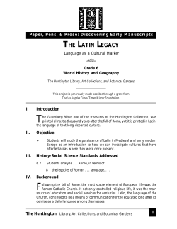 The Latin Legacy