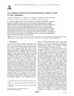 Net exchange parameterization of thermal infrared radiative transfer