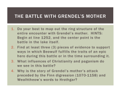 the battle with grendel`s mother