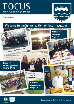 Moulsham Focus Spring 2014