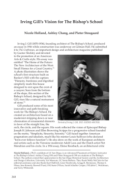 Irving Gill`s Vision for The Bishop`s School