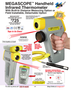 OS530-DM Series : MEGASCOPE(tm) Handheld Infrared