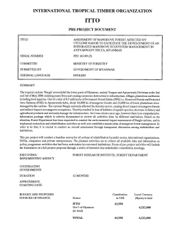 international tropical timber organization