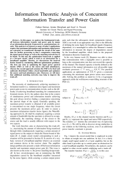Information Theoretic Analysis of Concurrent