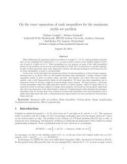 On the exact separation of rank inequalities for the maximum stable