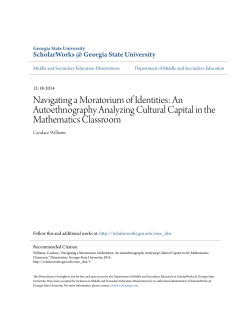 Navigating a Moratorium of Identities