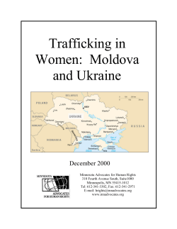 Trafficking in Women: Moldova and Ukraine