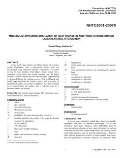 Molecular Dynamics Simulation of Heat Transfer and Phase Change
