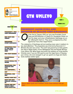 Greytown newsletter : March 2011 - KwaZulu