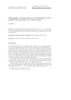 Orthogonality of natural sheaves on moduli stacks of SL(2)