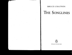 bruce chatwin - Academic Program Pages