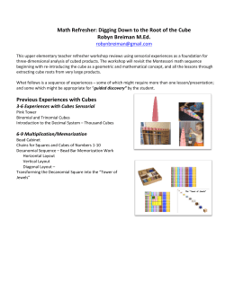 Handout Digging Down