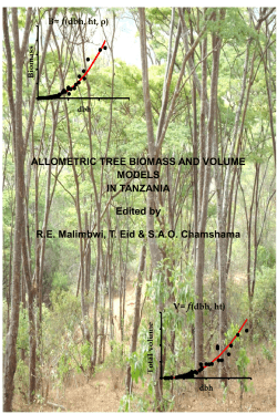 ALLOMETRIC TREE BIOMASS AND VOLUME MODELS IN