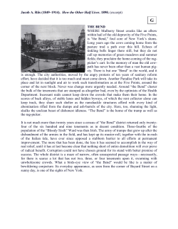 Jacob Riis- How the Other Half Lives - Excerpt
