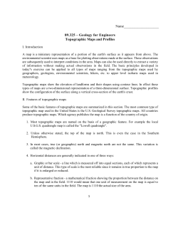 Topographic Maps
