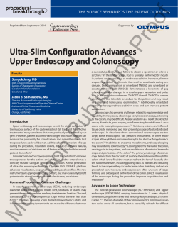 Ultra-Slim Configuration Advances Upper Endoscopy