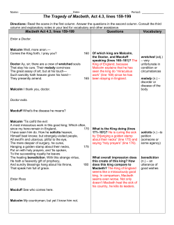 The Tragedy of Macbeth, Act 4.3, lines 159-199