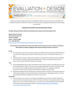 activity suggestions - American Evaluation Association