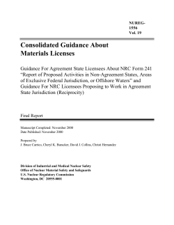 Guidance For Agreement State Licensees About NRC Form
