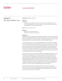 Lesson 15 - In Pursuit of Freedom