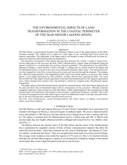 the environmental impacts of land transformation in the
