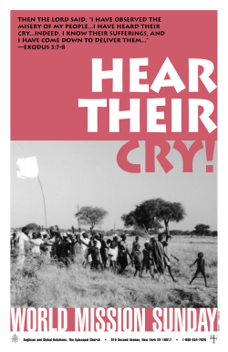 Hear their cry! Then the LORD said, &ldquo;I have observed the misery of