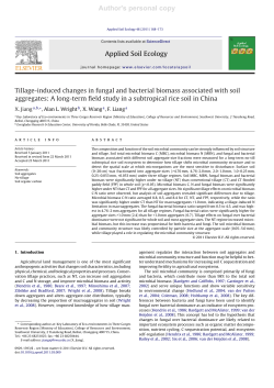 Jiang, X., A.L. Wright, X. Wang, and F. Liang. 2011. Tillage