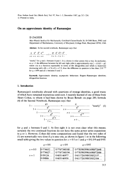 On an approximate identity of Ramanujan