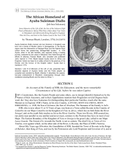 Ayuba Suleiman Diallo - National Humanities Center