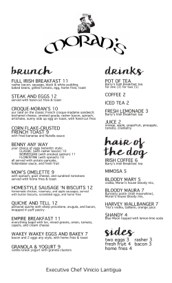 moran`s brunch NEW