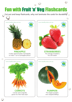 Fun withFruit `n` VegFlashcards