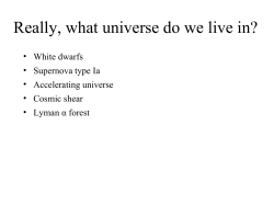 Really, what universe do we live in?