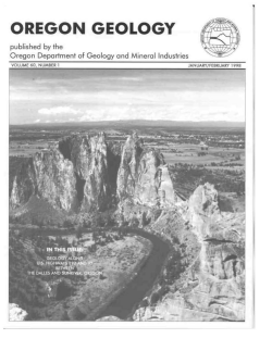 January/February 1998 - Oregon Department of Geology and